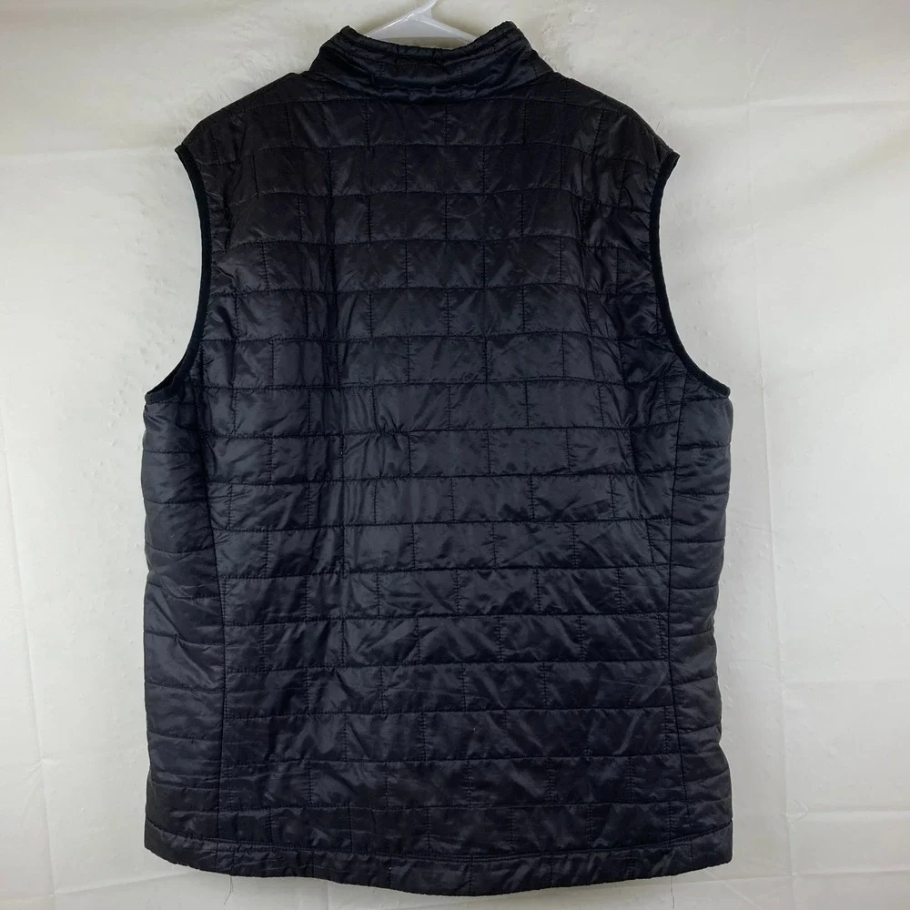 Patagonia Nano Puff Vest Mens Sz L Black Quilted Insulated Lightweight Gorpcore